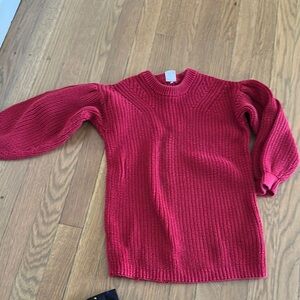 Toddler Girl Red Sweater